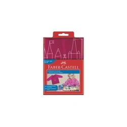 FABER-CASTELL Ποδιά ζωγραφικής για παιδιά κόκκινο/πορτοκαλί (Ενιαίο μέγεθος)