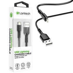 Καλώδιο Lightning Lamtech Lightning 1m Black