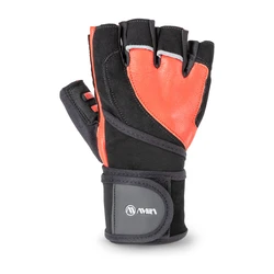 AMILA Weightlifting Gloves Amara Leather Red/Black L