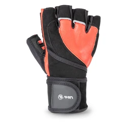 AMILA Weightlifting Gloves Amara Leather Red/Black XL