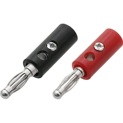 XTREME Plastic Banana Plugs Set DM-0200N Black Red