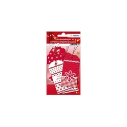 HERMA Weihnachtsgeschenkanhänger White Christmas 6 τεμάχια