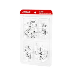 XTREME Σετ Cable Holder Λευκό 80 τμχ