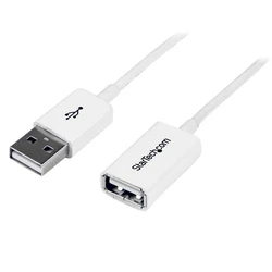 Καλώδιο USB Startech USBEXTPAA1MW Λευκό