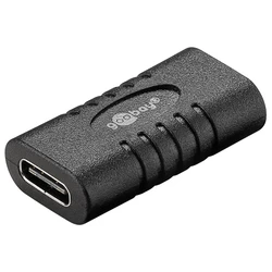 Αντάπτορας USB Goobay Type-C 45401, θηλυκό σε θηλυκό, 5Gbit/s, μαύρος