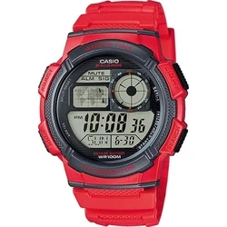 Ανδρικό Ρολόι Casio WORLD TIME ILLUMINATOR Κόκκινο (? 43 mm)
