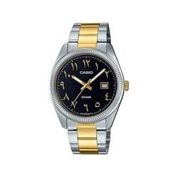Casio Ανδρικά Ρολόγια MTP-1302SG-1B3VD Ασημί 40 mm