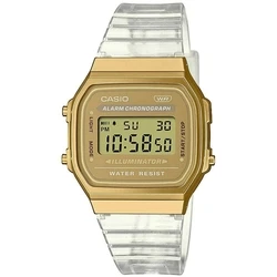 Ρολόι Ανδρικό Casio VINTAGE COLLECTION - TRANSPARENT BAND - GOLD (? 36 mm)