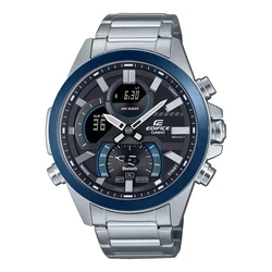 Ανδρικό Ρολόι Casio EDIFICE SPORT Bluetooth Μαύρο Ασημί (? 49 mm)