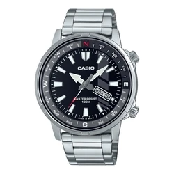 Casio Ρολόι Χειρός MTD-130D-1A4VDF Ασημί