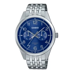 Casio Ανδρικά Ρολόγια MTP-E340D-2AVDF Ασημί 42 mm