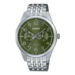 Casio Ανδρικά Ρολόγια MTP-E340D-3AVDF Ασημί