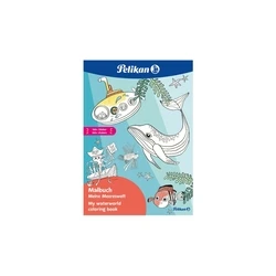 Pelikan Malbuch Blue Sea με Αυτοκόλλητα, 48 Σελίδες, FSC Mix