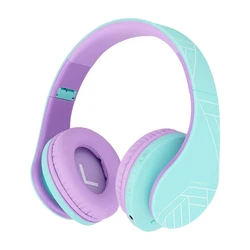 Headphones PowerLocus Wireless for kids P2 (blue-purple)