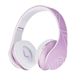 Headphones PowerLocus Wireless for kids P2 (pink-white)