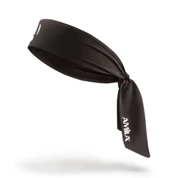 Περιμετώπιο Bandana Amila Tie Band Μαύρο