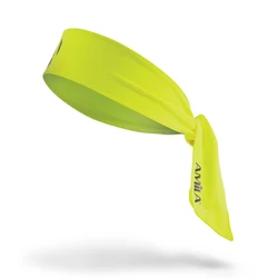 AMILA Tie Bandana Headband Lime/Yellow