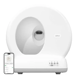 UBPet C10 Pro Αυτοκαθαριζόμενη Τουαλέτα Γάτας με Φίλτρο Λευκή  M52 x Π53 x Υ55 cm