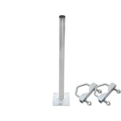 Βάση Δαπέδου 38/600 (Σωλήνας 38x2mm, Βάση 85x85x3mm)