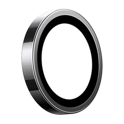 Camera Lens Protector Lensguard Camera Glass for iPhone 16 ProMax (Black)