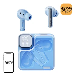 QCY MeloBuds Neo Bluetooth Handsfree Ακουστικά με Θήκη Φόρτισης - Μπλε