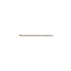 FABER-CASTELL Jumbo Grip ξυλομπογιές Jumbo Λευκό, 12 τεμ.