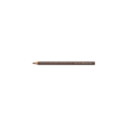 FABER-CASTELL Jumbo Grip Χρωματιστά Μολύβια Σοκολατί (Schokobraun) - Σετ 12