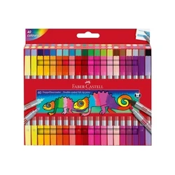 Faber-Castell Μαρκαδόροι Ζωγραφικής 1mm Λεπτοί Σετ 40 Χρώματα 151140