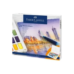Faber-Castell Σετ Νερομπογιές σε Πάνες 24 Χρώματα (169724)
