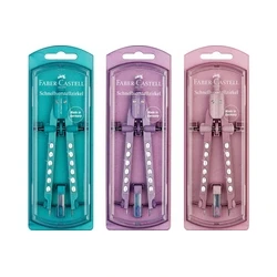 FABER-CASTELL Schnellverstellzirkel Factory Sparkle - Γρήγορος ρυθμιζόμενος διαβήτης σχολικός