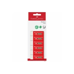 Faber-Castell Γόμα για Μολύβι 189525 6τμχ Λευκή