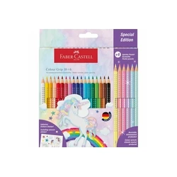 Faber-Castell Grip Sparkle Ξυλομπογιές Σετ 24 χρώματα