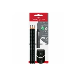 Faber-Castell 2001 HB Pencil with Eraser Black 580024