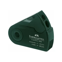 Faber-Castell Sleeve Art & Graphic 9000 Πλαστική Διπλή Ξύστρα Πράσινη 582800