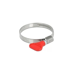 DELOCK Σφιγκτήρες σωλήνα με φτερωτό παξιμάδι 40–60 mm, 5 τεμ., κόκκινο