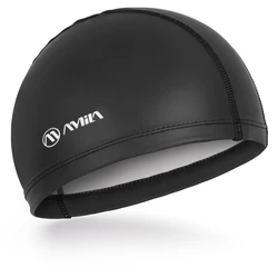 Σκουφάκι Κολύμβησης Amila Fabric Silicone Μαύρο