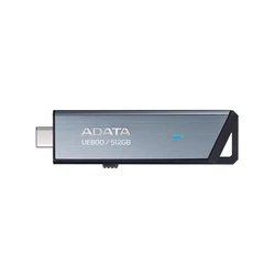 USB Flash Adata AELI-UE800-512G-CSG 512 GB Μαύρο Χάλυβας