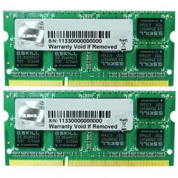 4GB (2x2GB) G.Skill SO-DIMM DDR3 1600MHz Dual-Kit (F3-12800CL9D-4GBSQ)