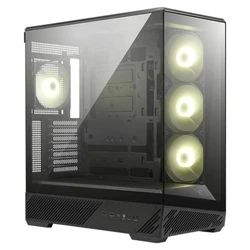 MSI MAG PANO 130R PZ Midi Tower Κουτί Υπολογιστή Black/Transparent