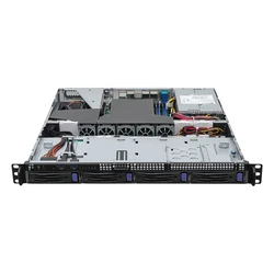 ASRock Barebone Server Single Socket AM5 1U4LW-B650/2L2T RPSU — 1U rackmount barebone server, Socket AM5, B650, DDR5, 4x hot-swap 3,5" bay, Dual 10GbE