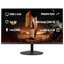 Acer SA272UP1bmipx - 27" QHD (2560x1440) IPS 144Hz Gaming Monitor