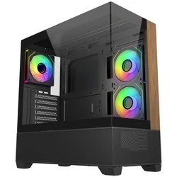 Cooler Master Elite 690 Gaming Midi Tower - Κουτί Υπολογιστή Μαύρο με Πλαϊνό Παράθυρο & ARGB