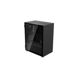 Aerocool CS111 Gaming Mini Tower Κουτί Υπολογιστή με Πλαϊνό Παράθυρο Μαύρο