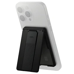 UNIQ Heldro ID magnetic wallet with stand and strap midnight black