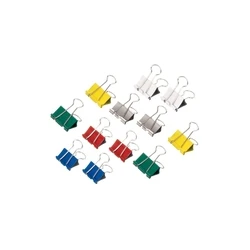 MAUL Original mauly συνδετήρες (foldback) 19 mm, 12 τεμ./πακέτο, χρωματικά αναμειγμένα