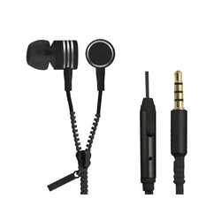 Handsfree Ακουστικά Esperanza ZIPPER with microphone Black