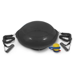 Μπάλα Ισορροπίας Amila με Ξύλινη Βάση Mat Black 63cm