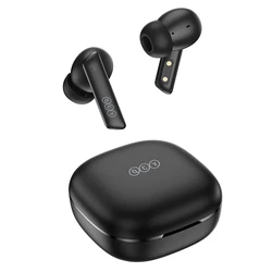 Bluetooth Handsfree Qcy HT05 Melobuds ANC TWS BLACK Dual Driver noise cancel