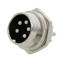 XTREME CB Microphone Connector 5 Pin Male Chassis DM-769