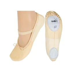Παπούτσια Μπαλέτου AMILA Καμβάς Μπεζ Νο38 (23 cm)